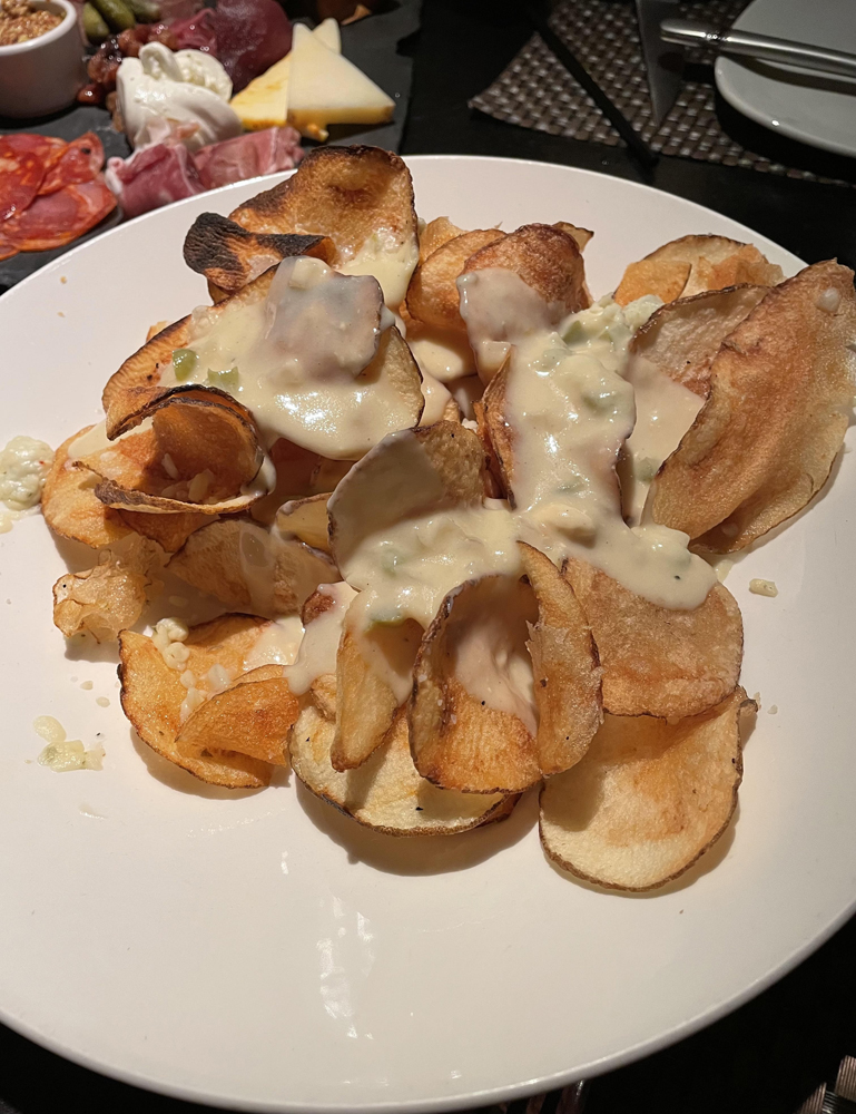 Blue Cheese Potato Chips