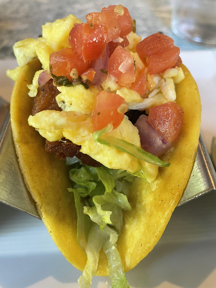 Pork Belly Breakfast Taco