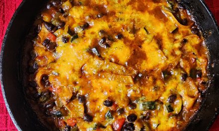 Black Bean Enchilada Skillet Casserole